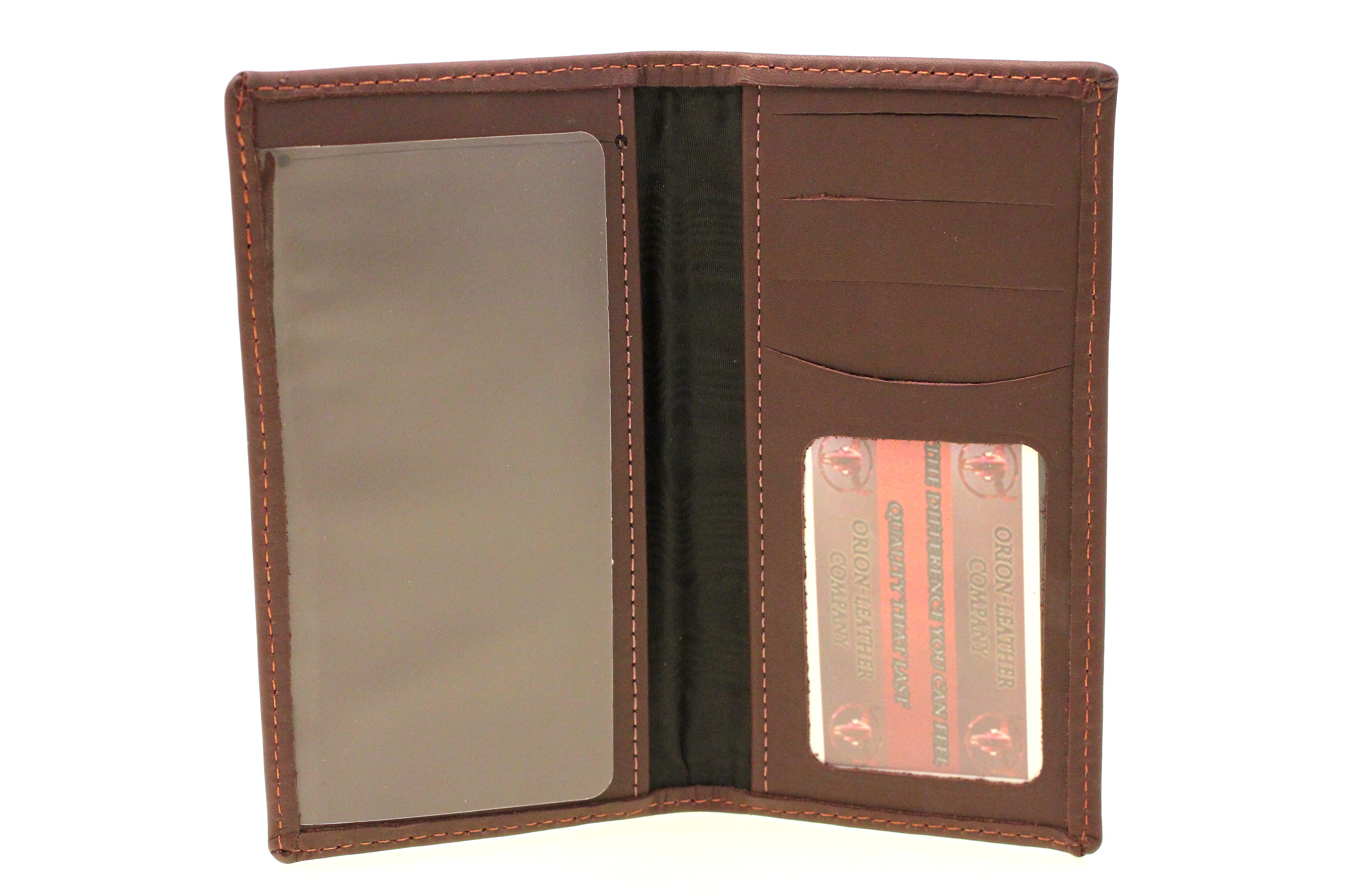 Genuine Leather Checkbook Cover Wallet Holder Men Women Made In America